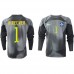 Brazilië Alisson Becker #1 Keeper Voetbalkleding Thuisshirt WK 2022 Lange Mouwen